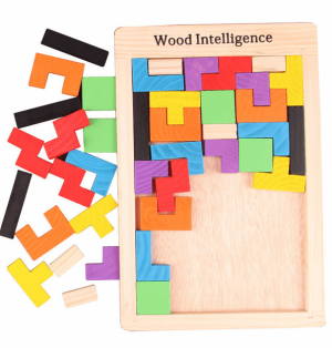 Brain Teaser Iq Wooden Puzzle Educational 3