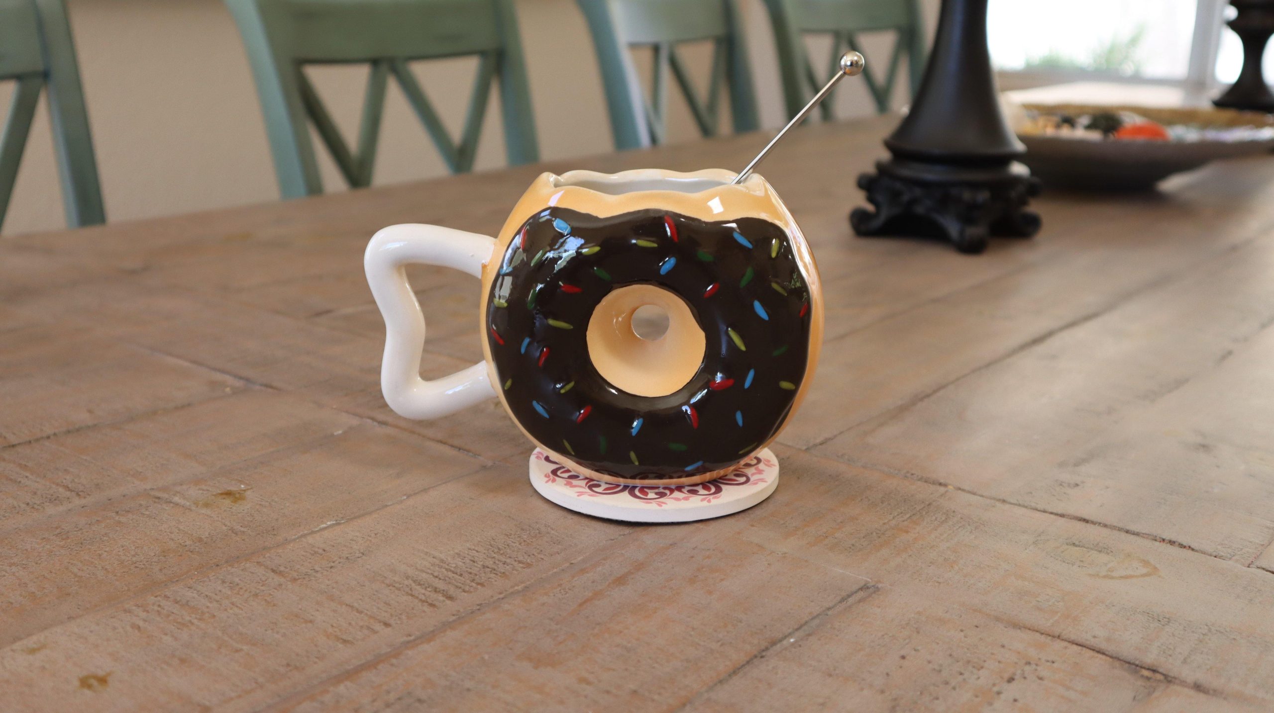 Donut With Sprinkles Coffee Mug 14 Oz Ceramic Coffee Mug 10