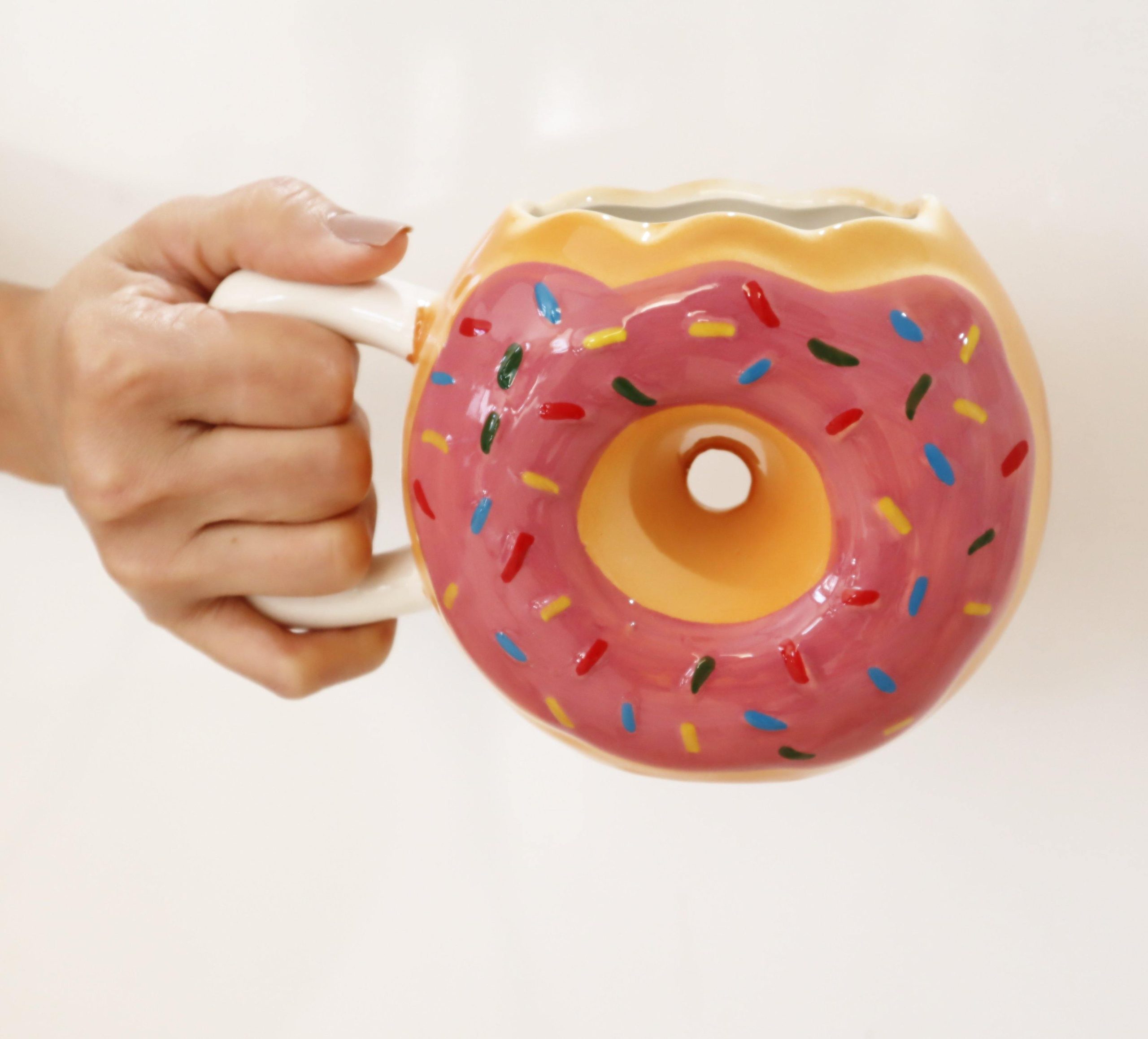 Donut With Sprinkles Coffee Mug 14 Oz Ceramic Coffee Mug 3