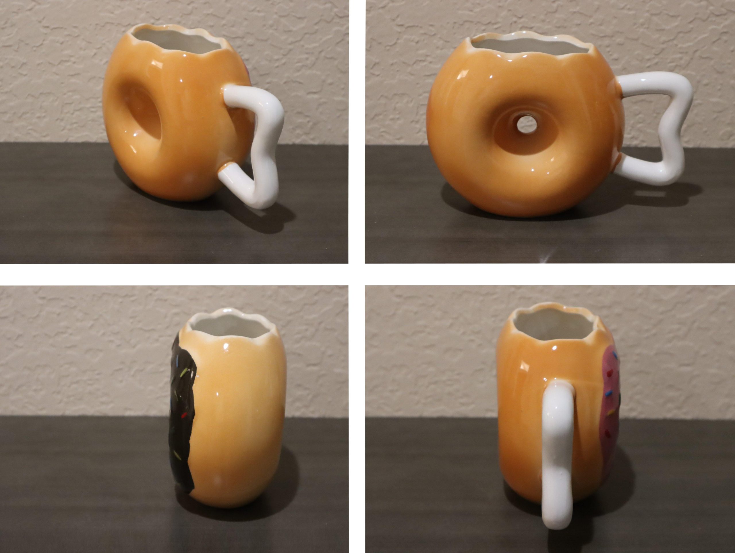 Donut With Sprinkles Coffee Mug 14 Oz Ceramic Coffee Mug