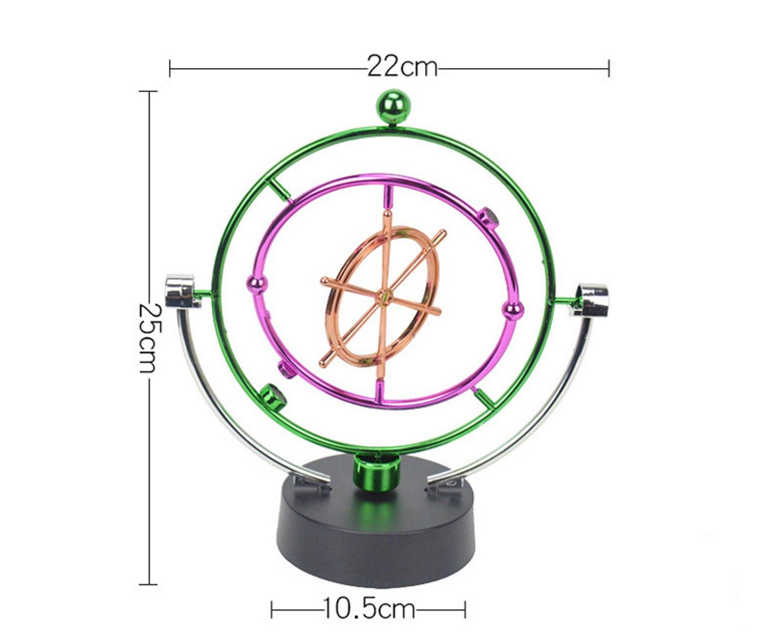 Kinetic Art Perpetual Motion Executive Desk Toys Boat Wheel 2