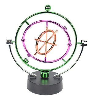 Kinetic Art Perpetual Motion Executive Desk Toys Boat Wheel 7