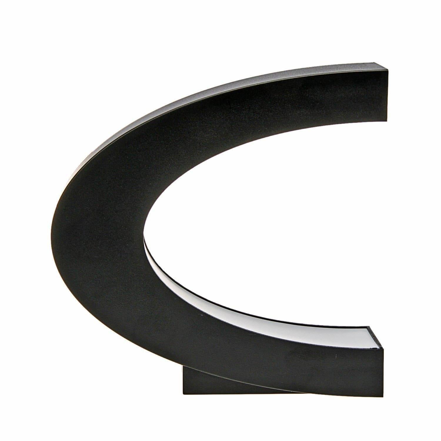 Levitation Gold Globe With Led Lights C Shape Magnetic Floating World Map 2