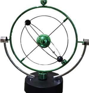 Perpetual Motion Desk Sculpture Toy Moon Kinetic Art 4
