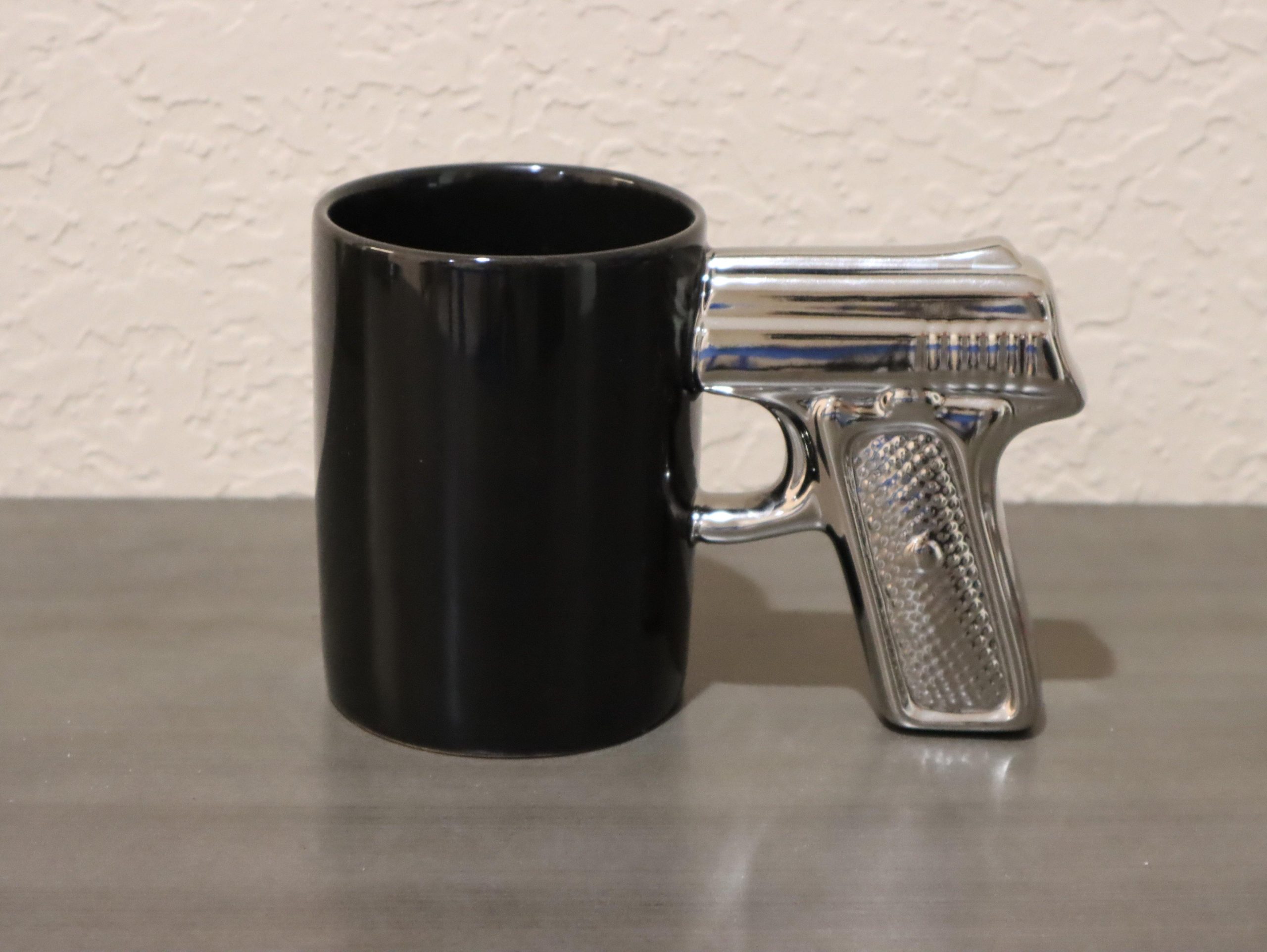 Pistol Coffee Mug 12 Oz Ceramic Coffee Mug 9