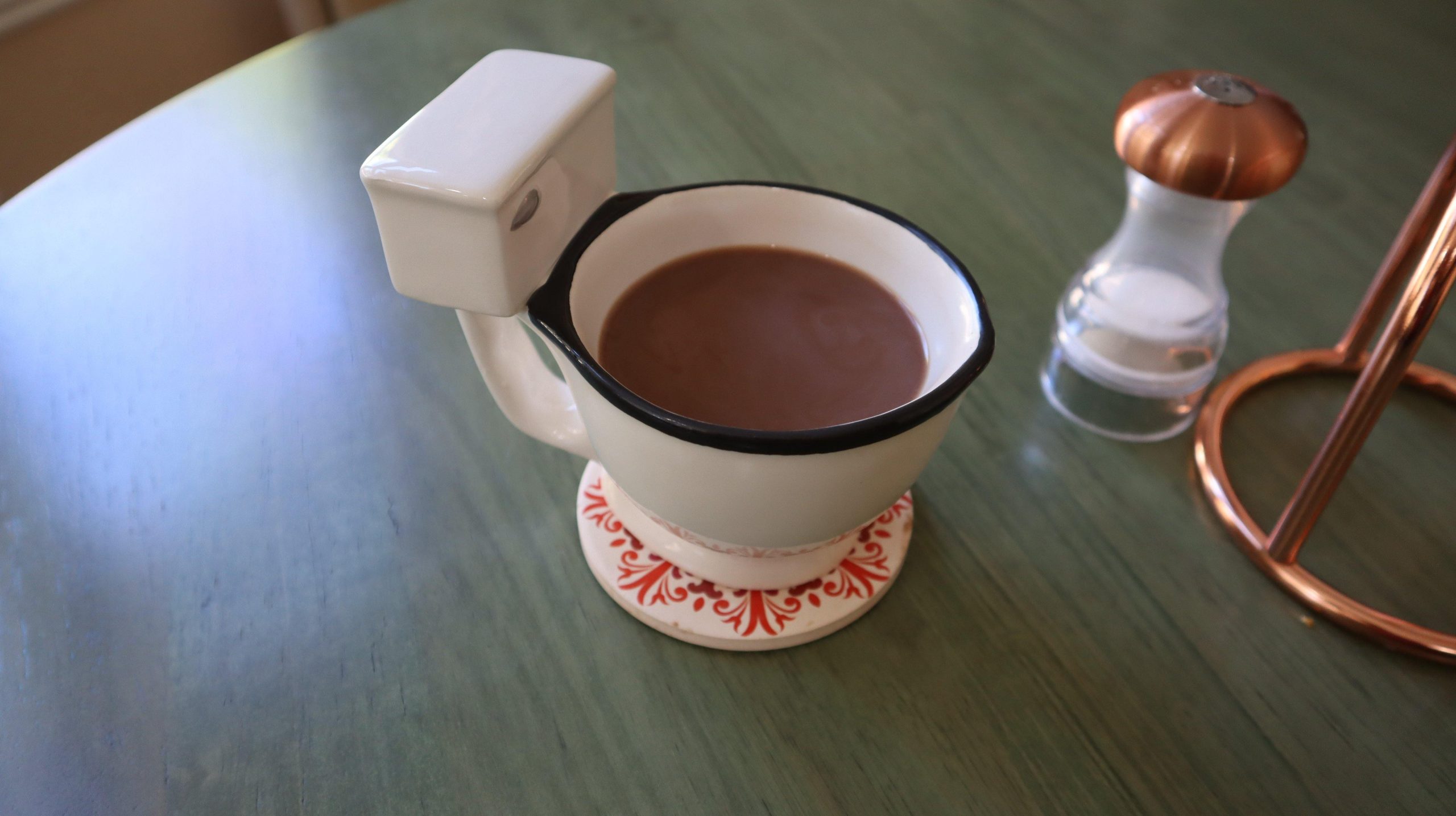 Toilet Shaped Coffee Mug 8 Oz Ceramic Coffee Mug 4