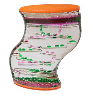 Twin Color Drop Liquid Timer 5 Wave Style 3