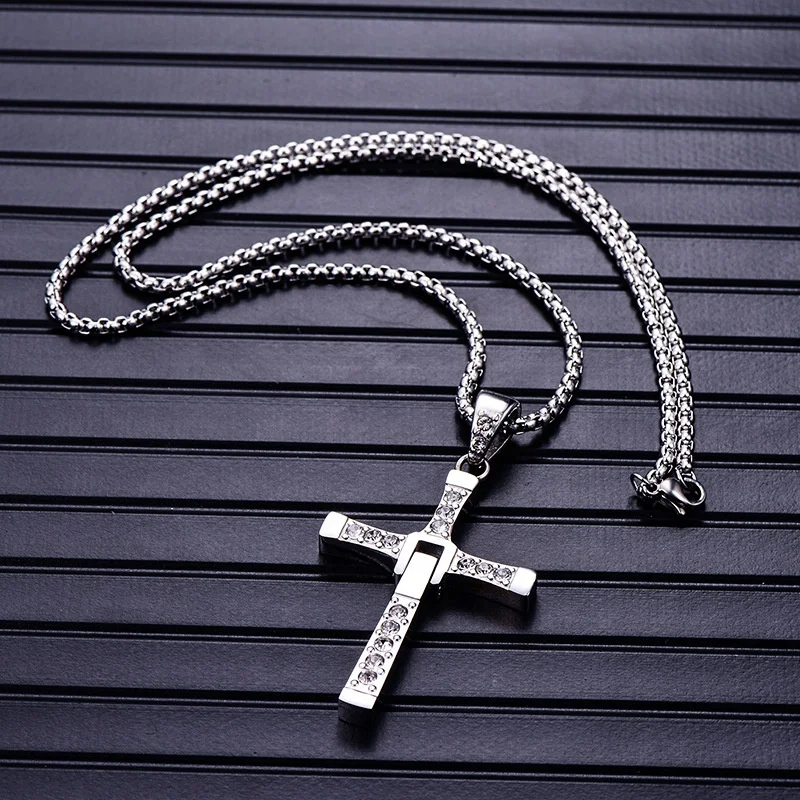 Fast And Furious Torreto Stainless Steel Cross With 24 Chain 6