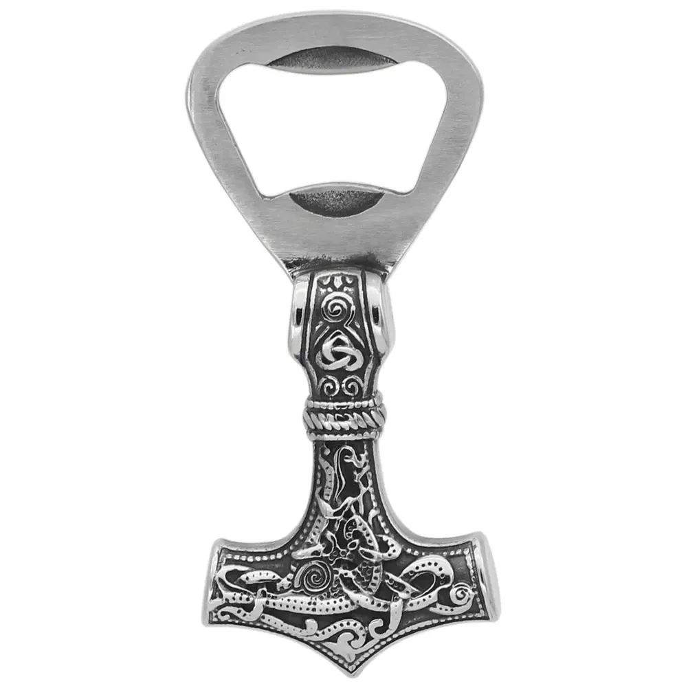 Nordic Stainless Steel Viking Bottle Opener Odin Totem 6